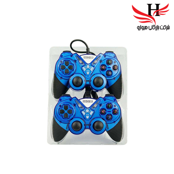 تصویر گيم پد دوبل شوکدار فانتزي MACHER -MR62